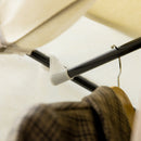 HOMCOM Fabric Portable Wardrobe with 8 Shelves 2 Hanging Rails