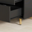 HOMCOM Chest of Drawers with 4 Drawers for Bedroom, Living Room