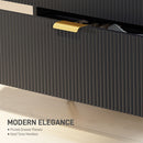 HOMCOM Chest of Drawers with 4 Drawers for Bedroom, Living Room