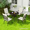 Outsunny Set Of 4 Garden Chair Cushions, Outdoor Seat Pads