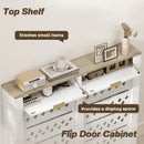 HOMCOM Heater Cover with Flip Drawer and Top Shelf 108 x 19 x 95.5 cm White
