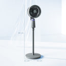 HOMCOM Pedestal Fan, Air Circulation Fan With Oscillating, Tilt