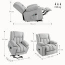 HOMCOM Power Lift Recliner Chair With Vibration Massage, USB