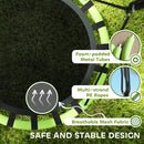 AIYAPLAY Kid Nest Swing Seat, 100cm Diameter Round Saucer Swing Set, Black