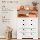 HOMCOM Narrow Shoe Cabinet, Shoe Storage Cabinet with 2 Flip Drawers, White