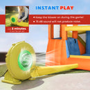 AIYAPLAY 5 In 1 Inflatable Bouncy Castle For Children With Dual Slides