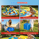 AIYAPLAY 5 In 1 Inflatable Bouncy Castle For Children With Dual Slides