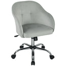 HOMCOM Vanity Chair for Desk, with Height Adjustable, Wheels