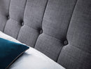 Sorrento Ottoman Storage 150cm King Bed - Slate Linen