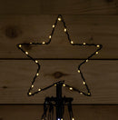 1.4m Light up Christmas Pyramid Cone Tree with 308 White & Warm White LEDs