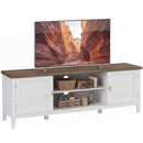 HOMCOM Farmhouse TV Stand For TVs Up To 42 Inch, Media Console Table
