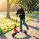 SPORTNOW Electric Scooter for Kids, Foldable E Scooter for Age Age 6+ Red