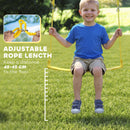 AIYAPLAY Kids Swing Set With Double Swings, Metal Frame, 150kg Capacity