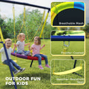 AIYAPLAY Kids Swing Set With Double Swings, Metal Frame, 150kg Capacity