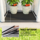 Outsunny Mini Greenhouse, Small Greenhouse with PE Base, White