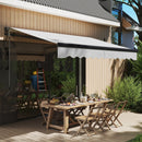 Outsunny 3 X 2.5m Electric Retractable Awning W/ Aluminium Frame