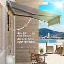 Outsunny 3 X 2.5m Electric Retractable Awning W/ Aluminium Frame