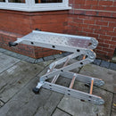 3.46m Lightweight Aluminium Folding Multi-position Work Platform Ladder