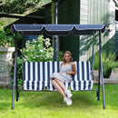Outsunny Swing Seat 3 Seater - Blue