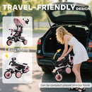 AIYAPLAY 6 in 1 Kids Trike, Toddler Tricycle with Parent Handle,