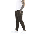 Brave Soul Fine Cargo Twill Jogger - Khaki