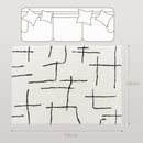 HOMCOM High Pile Modern Shaggy Rug, Soft Floor Carpet 120 X 170 Cm