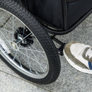 PawHut Foldable Pet Stroller With Cushion, For M, L Dogs