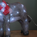 34cm Battery Operated Light up Acrylic Christmas Donkey Decoration with White LEDs