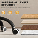 HOMCOM Mesh Draughtsman Chair, Ergonomic Drafting Chair