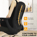 HOMCOM Mesh Draughtsman Chair, Ergonomic Drafting Chair