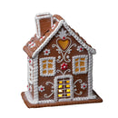 24cm Battery Operated Light up Christmas Gingerbread House Chalet with LEDs