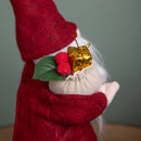 35cm Battery Operated Walking Christmas Musical Gonk in Red