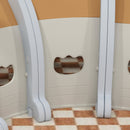 AIYAPLAY Kids Play Tunnel for Crawl and Climb, Monkey Design, Brown