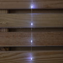 1.2m X 1.2m Light Up Star Pin Wire Christmas Curtain Lights With 303 White LEDs