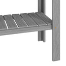 Outsunny Wooden Raised Garden Bed, Elevated Planter Box with Storage Shelf