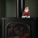 13cm Premier Christmas Stocking Hanger Decoration in Santa Design