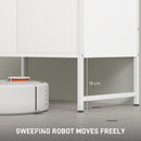 HOMCOM Bathroom Under Sink Cabinet for Basin without or with Pedestal