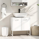 HOMCOM Bathroom Under Sink Cabinet for Basin without or with Pedestal