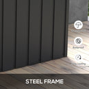 Outsunny 450L Outdoor Storage Box Waterproof with Wheels and Handles