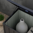 Outsunny 450L Outdoor Storage Box Waterproof with Wheels and Handles
