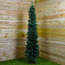 6.5ft (2m) Pencil Style Slim Artificial Christmas Tree in Green