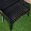 43cm X 26cm Folding Portable Camping Beach Barbecue BBQ With Wind Shield & Tools