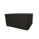 Samuel Alexander Black EVA Foam Floor Mats 60x60cm Interlocking Gym & Play Mats, Non-Slip, Water Resistant