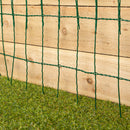 Green PVC Coated Metal Garden Patio Border Fencing