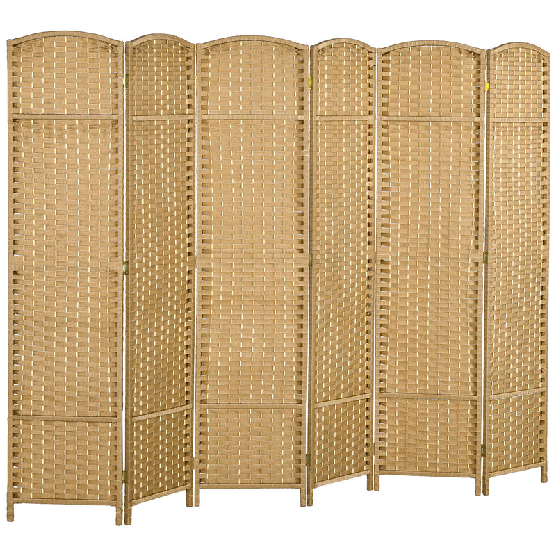 HOMCOM 6 Panel Folding Room Divider, Privacy Screen, 240 X 170cm