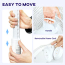 HOMCOM Pedestal Fan With Oscillating, Tilt, Adjustable Height, Timer