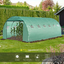 Outsunny Greenhouse Cover Replacement 6 x 3 x 2m - Green