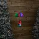 60cm Infinity Light up Hanging Parachute Gonk Christmas Decoration with Multi-Coloured LEDs