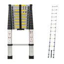 4.7m Telescopic Ladder Multi-Purpose folding Ladders Telescopic Extendable Portable Sturdy Loft Ladder