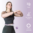 SPORTNOW Smart Weighted Hula Hoop With 16 Detachable Knots